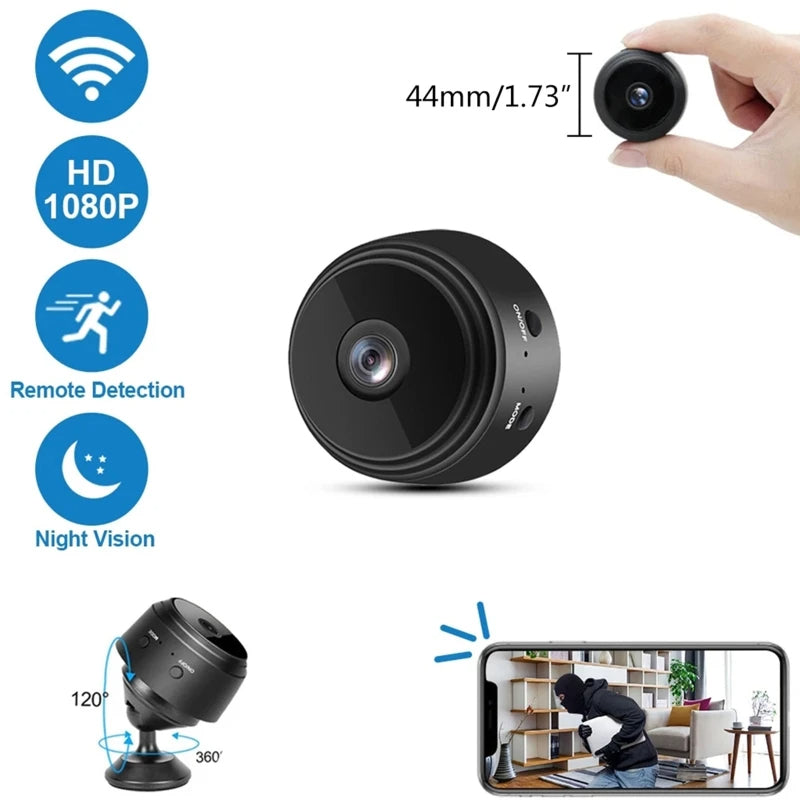 BazaarBee® A9 Mini WiFi Camera 1080P