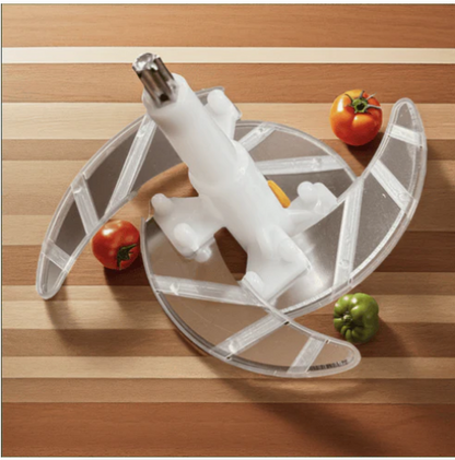 BazaarBee® Stainless Steel push Chopper - 2 Liter