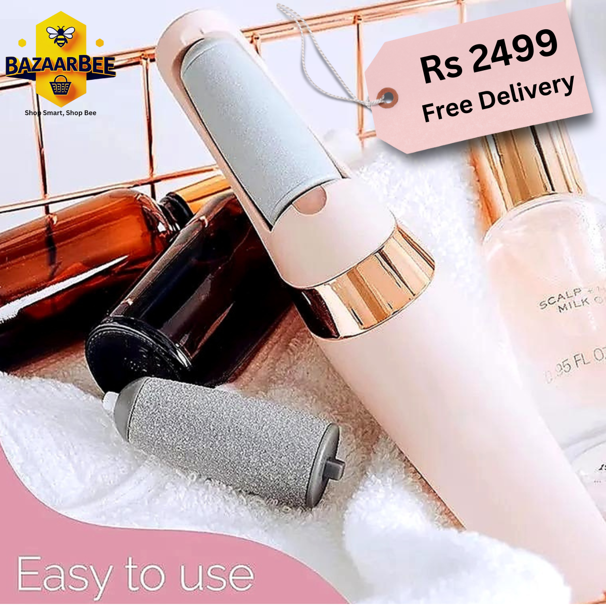 BazaarBee® Finishing Touch Flawless Salon Nails Manicure & Pedicure