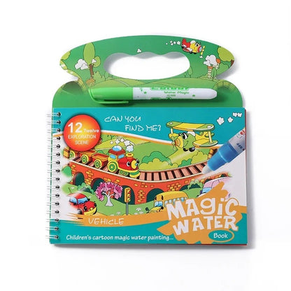 BazaarBee® Magic Water Painting Book