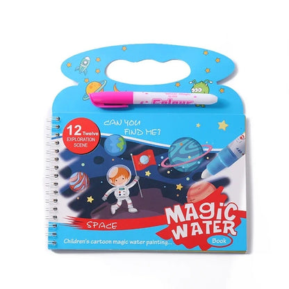 BazaarBee® Magic Water Painting Book