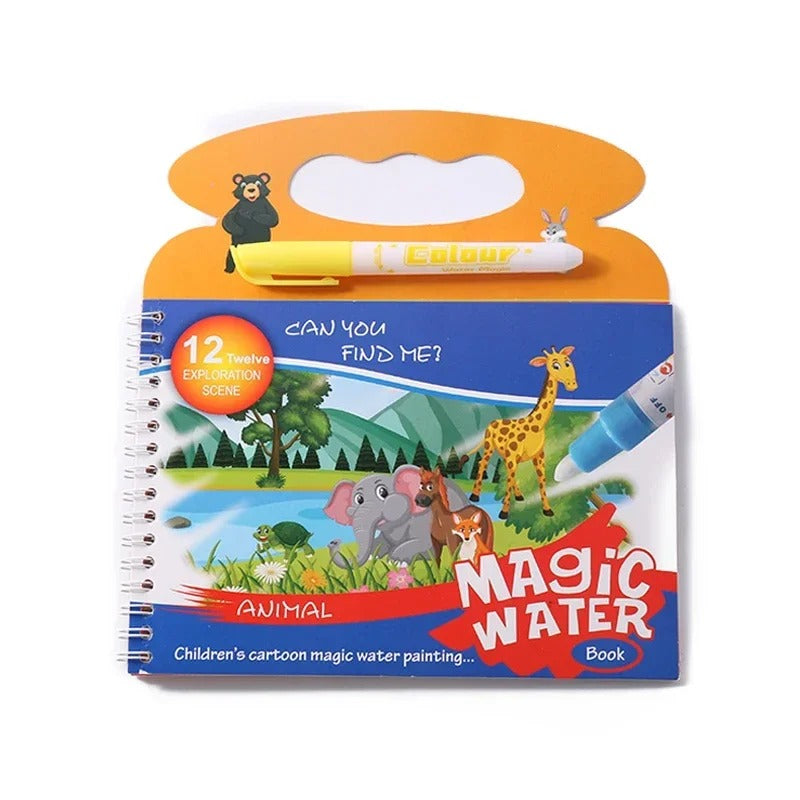 BazaarBee® Magic Water Painting Book