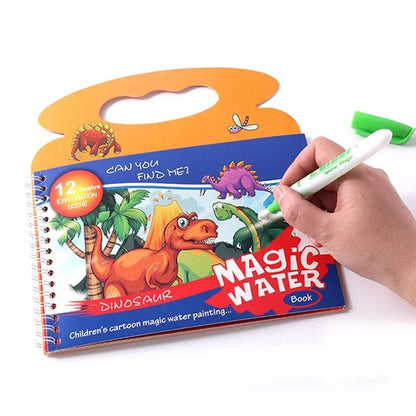 BazaarBee® Magic Water Painting Book