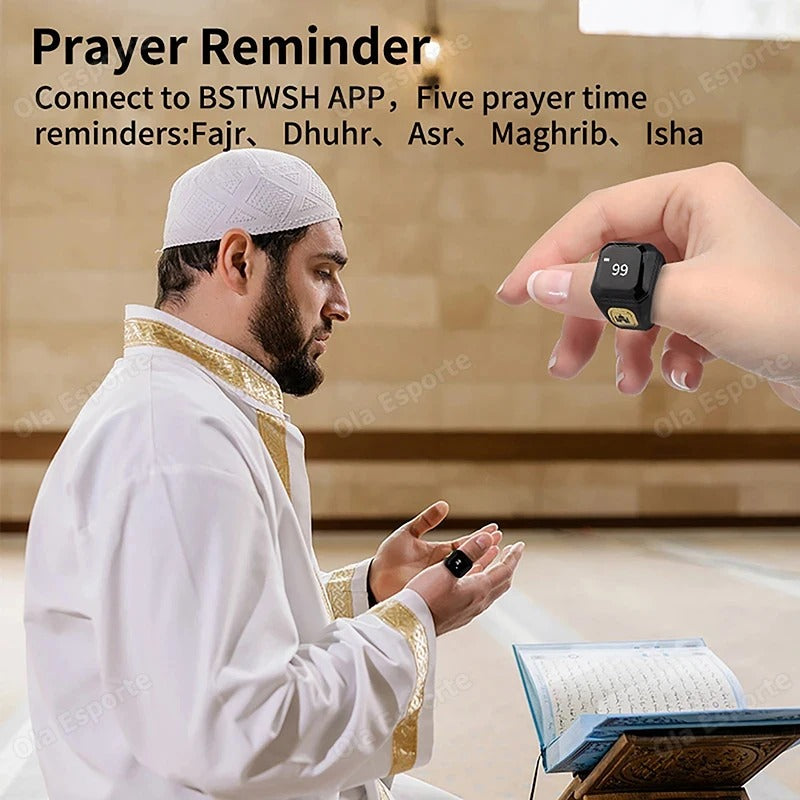 BazaarBee® Zikr Ring Smart Digital Tasbih Counter