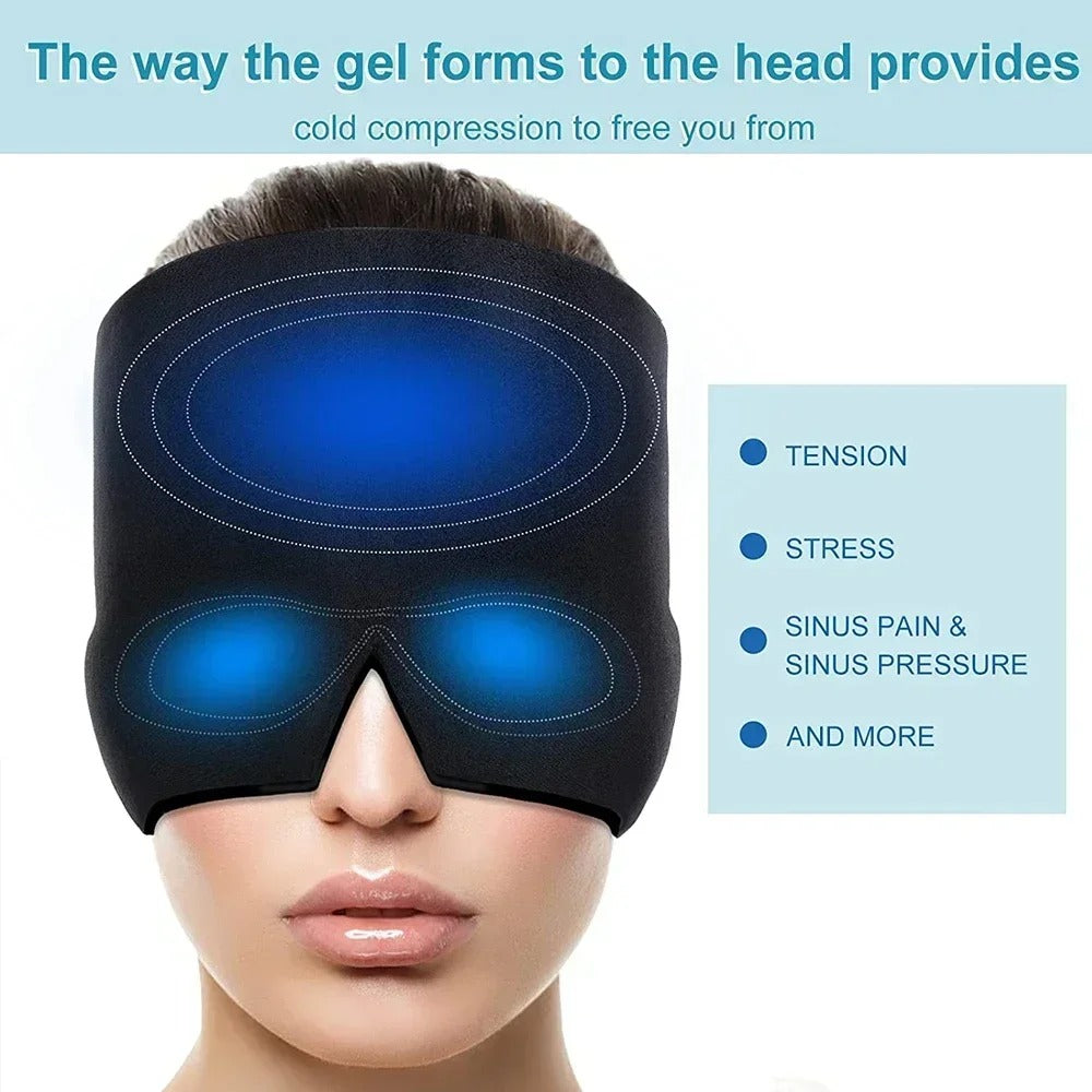 BazaarBee® Migraine Relief Cap Hot & Cold Compress