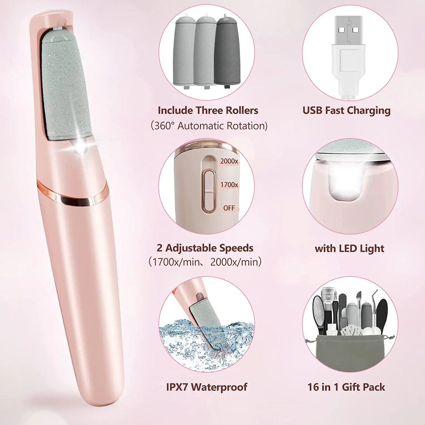 BazaarBee® Finishing Touch Flawless Salon Nails Manicure & Pedicure