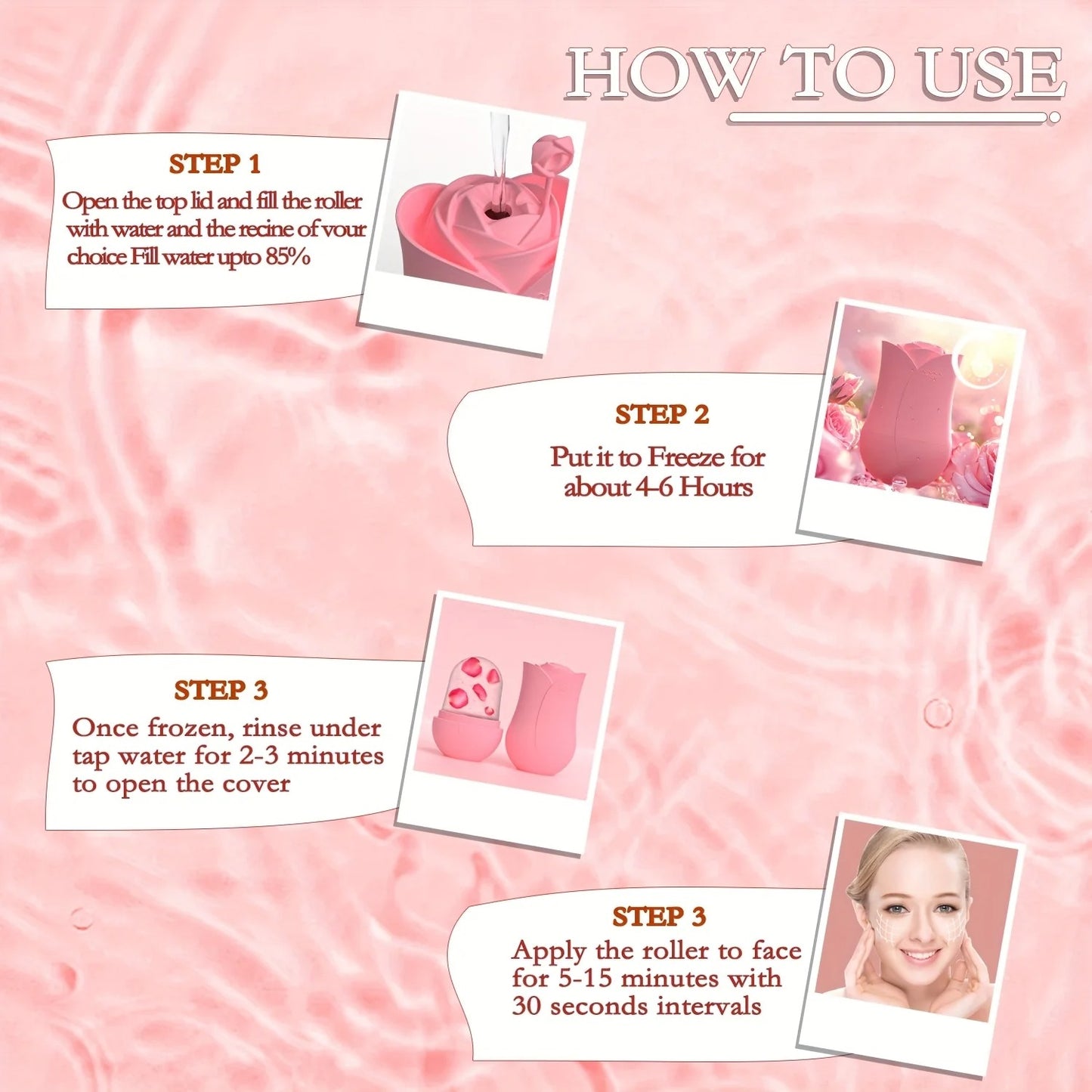 BazaarBee® Ice Face Roller