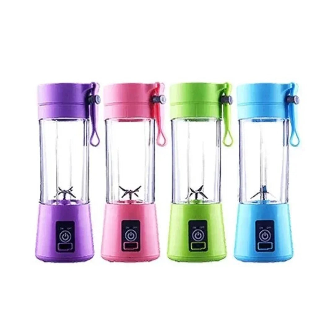 BazaarBee® 6 Blade Mini Portable USB Rechargeable Juicer Blender