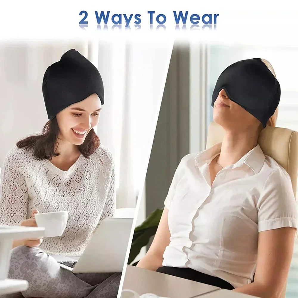 BazaarBee® Migraine Relief Cap Hot & Cold Compress