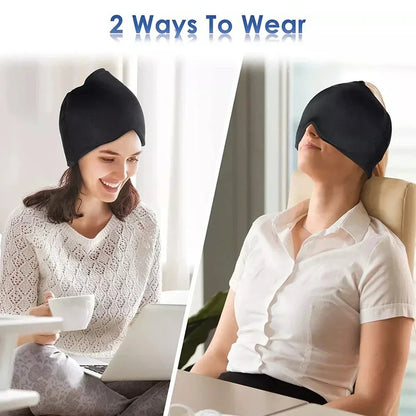 BazaarBee® Migraine Relief Cap Hot & Cold Compress