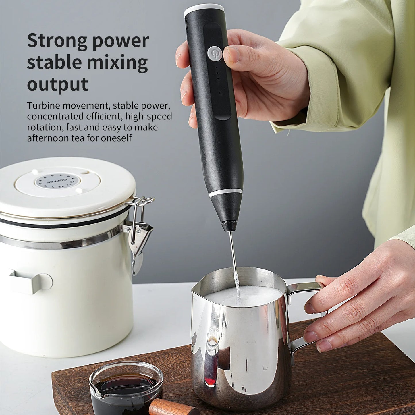 BazaarBee® Buy Rechargeable Coffee Foam Frother