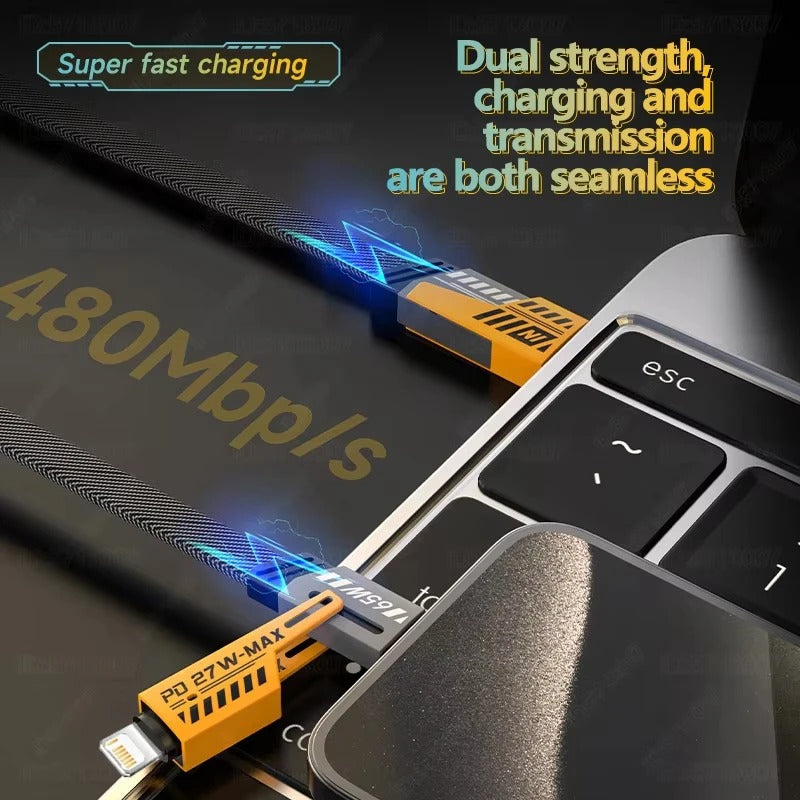 BazaarBee® 4 in 1 Fast Charging USB Cable