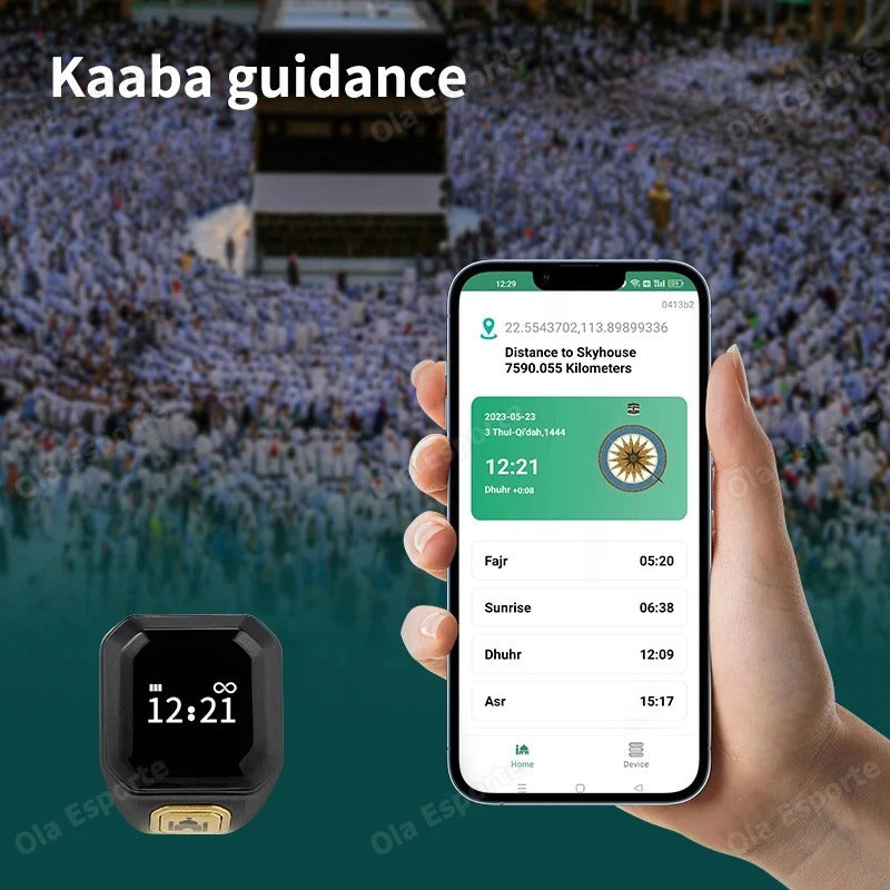 BazaarBee® Zikr Ring Smart Digital Tasbih Counter