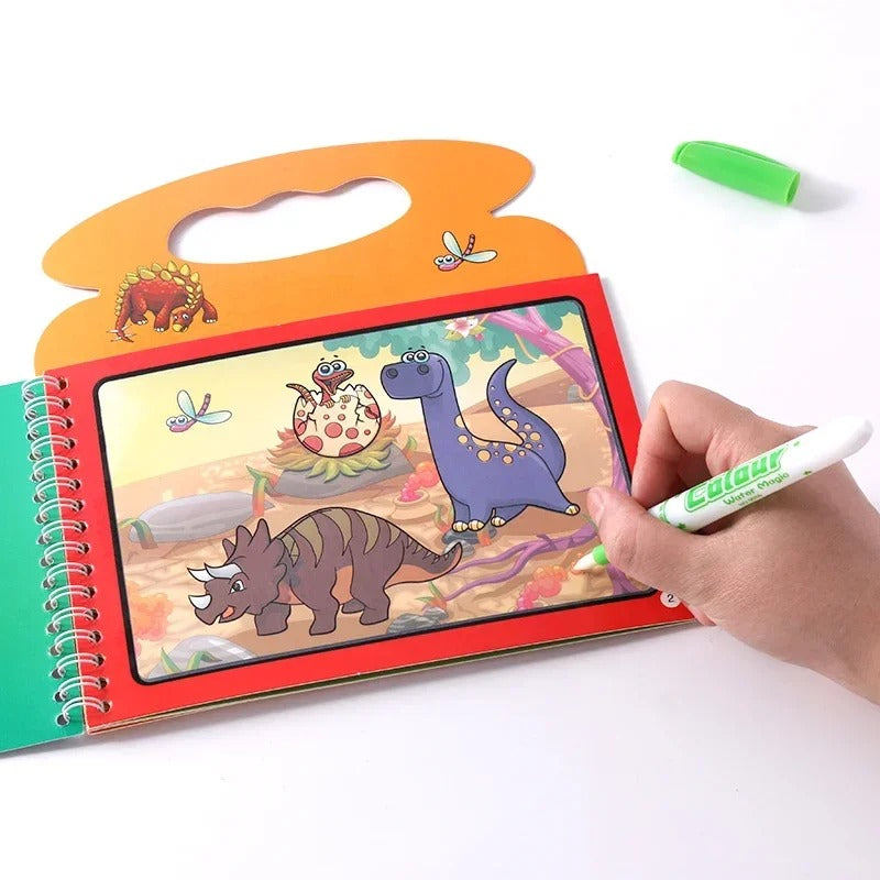 BazaarBee® Magic Water Painting Book