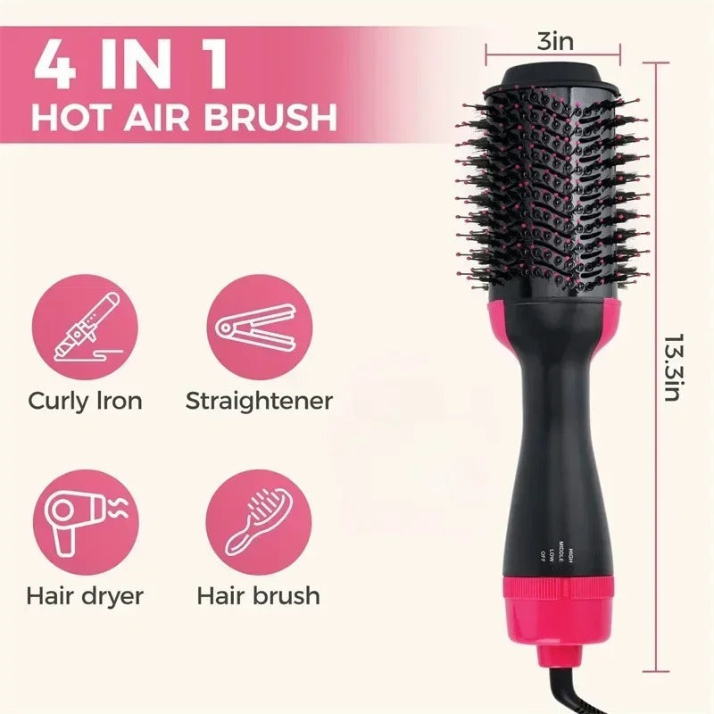 BazaarBee® 4 In 1 Hot Air Brush Styling Comb