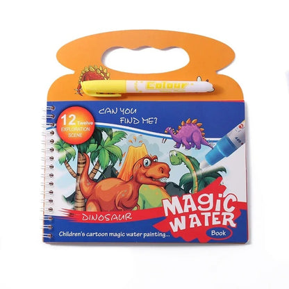 BazaarBee® Magic Water Painting Book